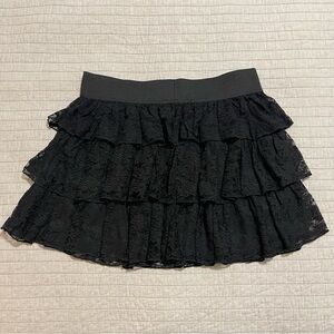 Loop 18 Black Lace Skirt Size 13/15